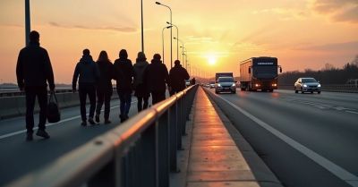 Błyskawiczna akcja na moście Piłsudskiego uratowała mężczyznę