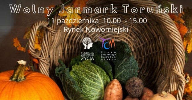 11 października na Rynku Nowomiejskim w Toruniu odbędzie się kolejna edycja Wolnego Jarmarku Toruńskiego. Wydarzenie potrwa od godz. 10:00 do 15:00, a wstęp będzie bezpłatny.